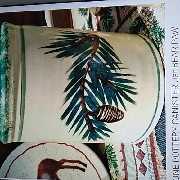 🫎 Moose Canister Cookie Jar Tienshan Cabin LODGE EUC - Picture 6 of 16